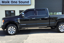 2019 Ford F-350 with professional window tint in North Bay